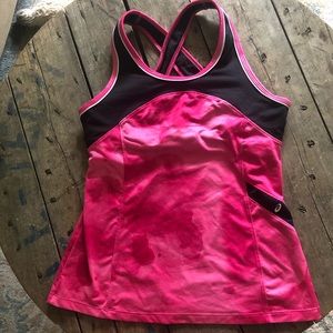 ASICS Workout tank with built in bra